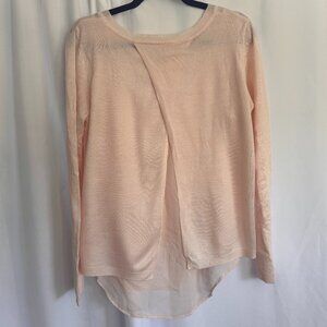 Retro-ology Ballet Pink Lightweight Sweater M
